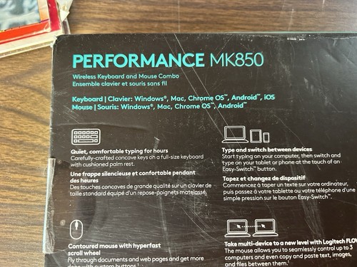 Logitech MK850 Performance Wireless Mouse and Keyboard Combo NEW - Bild 6 von 6