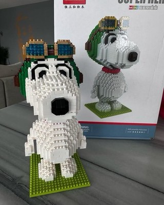 1399 Pcs Snoopy Magic Blocks Set Mini Building Blocks Challenging Game Gift