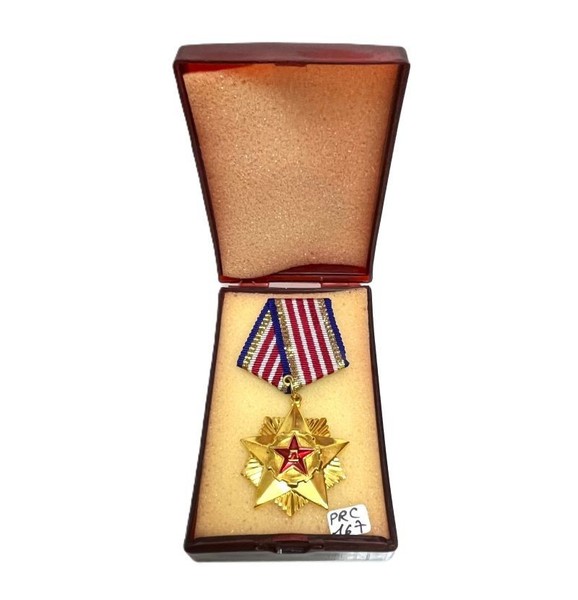 PEOPLE'S REPUBLIC CHINA. 3 CLASS MERIT MEDAL EMPLOYEE LOGISTIC DEPARTMENT(PRC167