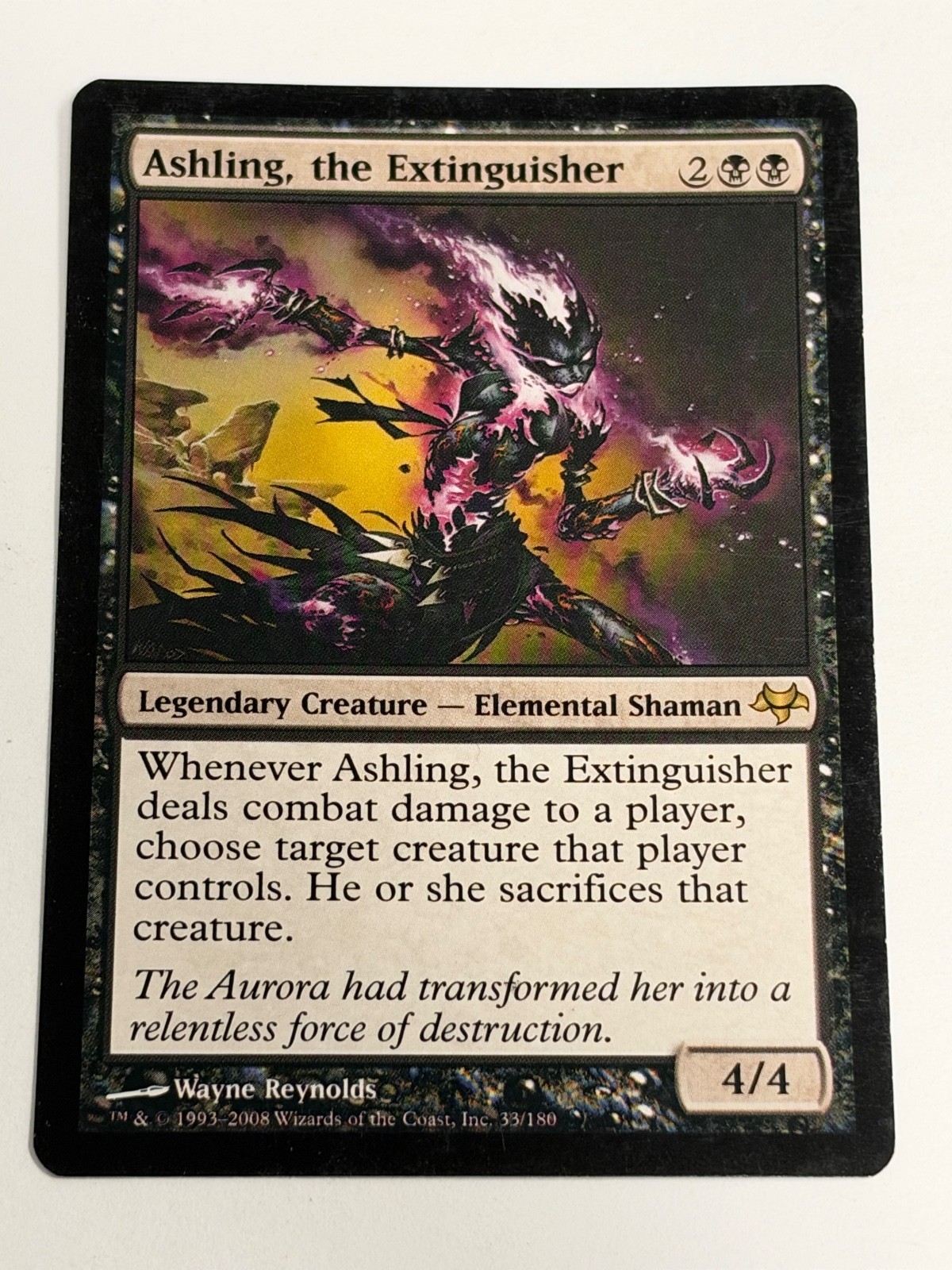 Ashling, the Extinguisher R Eventide 33 NM