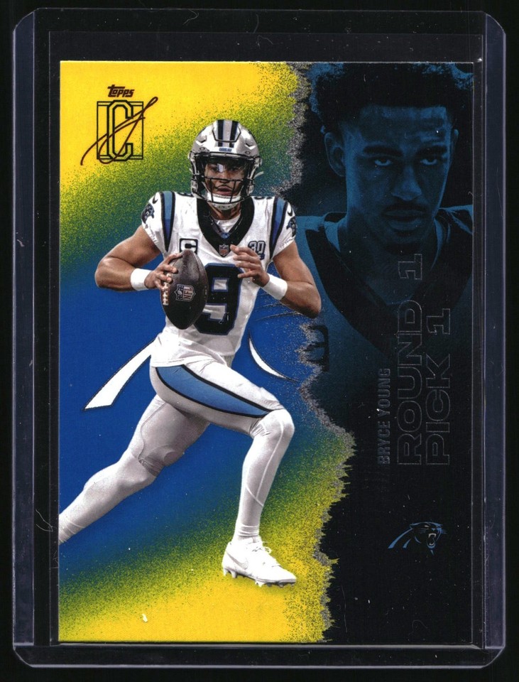 2025 Topps Signature Class Bryce Young #9 Blue Yellow