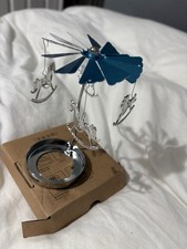 Rotating Candle Holder Romantic Four Rocking Horses Candle Holder UK post 24 hrs