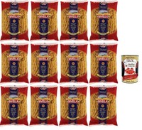 Divella Penne Zitoni N°30 Hartweizen Pasta 100% Italienisch 12X500G +Polpa