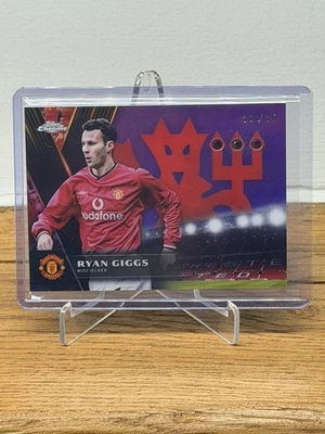 Topps Chrome Man United deluxe 2024 Ryan Giggs - Red Devils Rubie Relic Card - Image 1 of 2