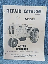 OEM Factory Minneapolis Moline 5 Star Tractors Parts Catalog Book Manual R-1188A