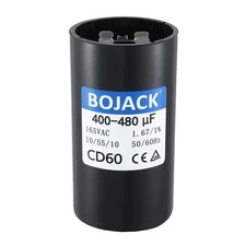 CD60 Round Motor Start Capacitor 400-480 uF MFD 165 VAC 50/60Hz Universal