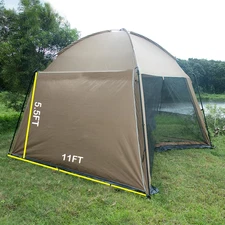 Screen House 11 X 11 Ft Screened Mesh Net Wall Canopy Tent Screen Shelter Gazebo