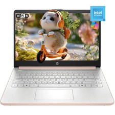 HP Student Laptop 14" HD (1366 x 768) 4 core Intel N150 128eMMC UP TO 16GB RAM