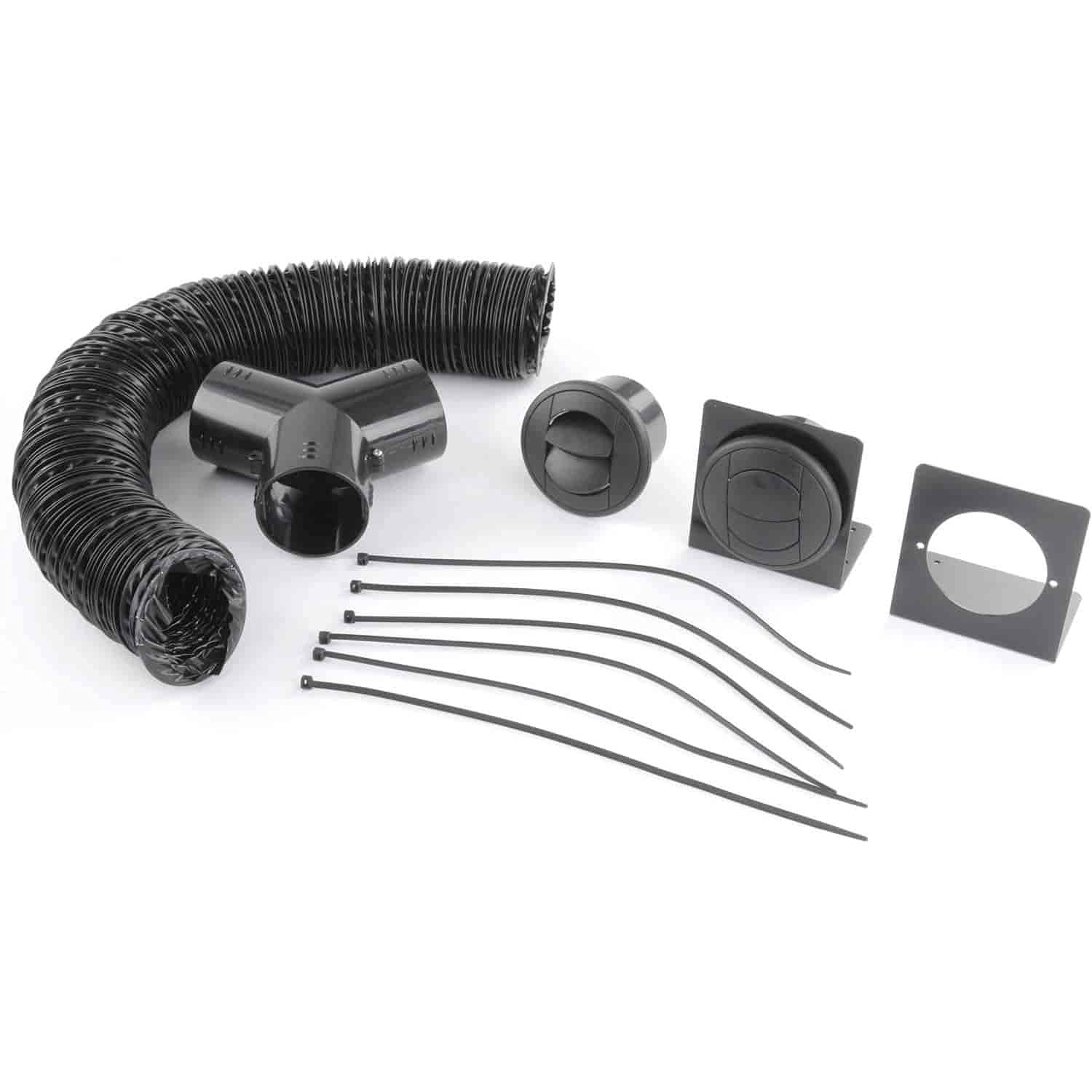 JEGS 70601K Auxiliary Heater and Duct Kit 28000 BTU