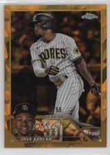 2023 Topps Chrome Update Sapphire Edition Gold 11/50 Jose Azocar José 08jk