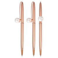 Perlmutt Kugelschreiber 3 Stk, Schwarz, 1.0Mm, FüR Rose Gold