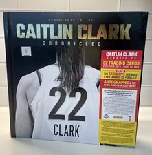 Caitlin Clark 2025 Panini Chronicled Memorabilia Book Only- No Cards Included