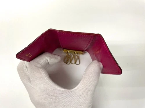 本物 ルイ ヴィトン M93732 マルチカラー マルチクル 4キーケース ブラック LV F/S - 画像12/13