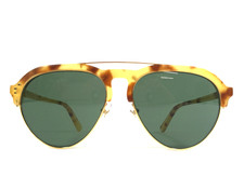 Shauns Sunglasses Orrin C05 Matte Lion Tortoise with Green Polarized Lenses