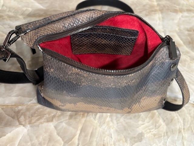 HAMMITT VIP Java Snake Medium Crossbody Clutch Ba… - image 7