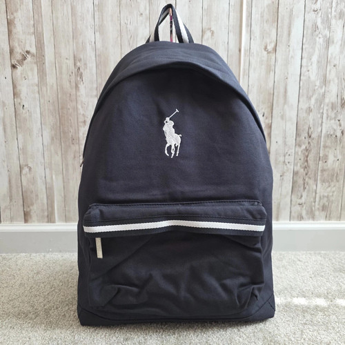 Polo Ralph Lauren Logo Blue Backpack NEW - Picture 2 of 15