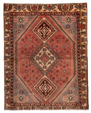 4'9" x 6'0" Traditional Vintage Hand Knotted Oriental Carpet Wool Area Rug