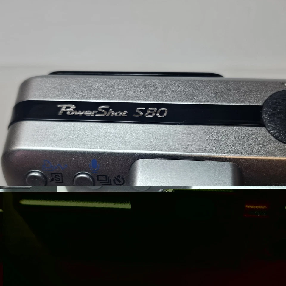 Canon PowerShot S80 8MP 3.6x Optical Zoom Digital Camera Parts Or Repair  - Image 3 of 4