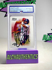 TIMMY CHANG SIGNED 2005 TOPPS ROOKIE CARD HAWAII WARRIORS PSA ON CARD AUTO. rookie card picture