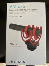 Super-cardioid shotgun mic for camera, podcast  streaming, USB-C/TRS