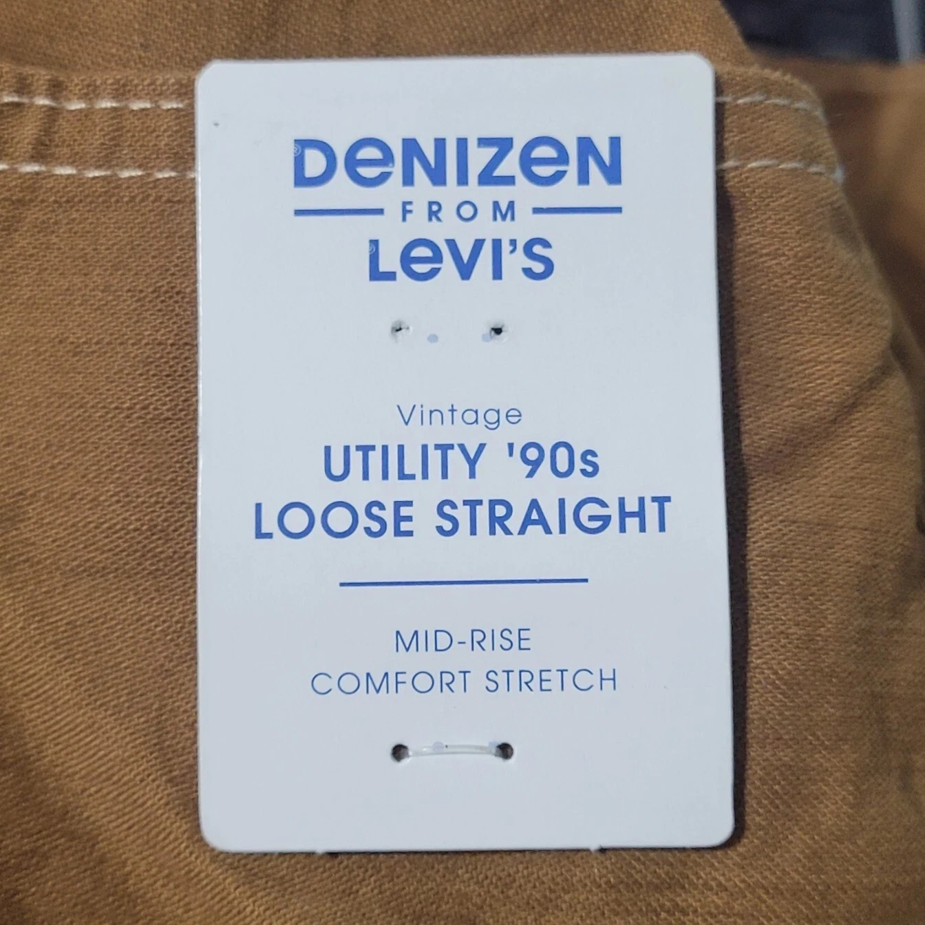 DENIZEN by Levi's Women's Mid-Rise 90's Loose Straight Jeans - Brown Size 12 thumbnail 9