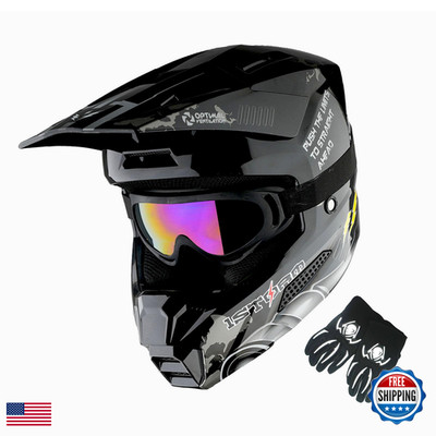 1Storm Youth Motocross Helmet Atv Bmx Mx Dirt Bike Go Kart Skate Kids Helmet
