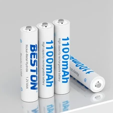 4Pack Rechargeable Batteries 3000mAh Ni-MH 1.2V AA Cell Battery + Case Lot Toy