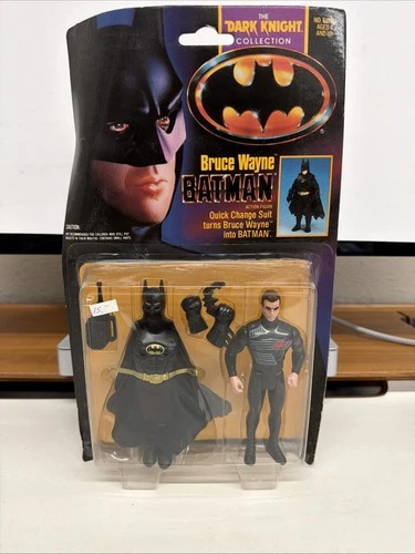 Vintage Bruce Wayne Batman Quick Change The Dark Knight Collection Kenner 1990