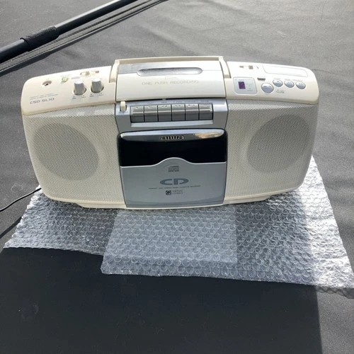 Aiwa CSD-SL10 Boombox CD Cassette Tape Radio Stereo Recorder Vintage Boombox