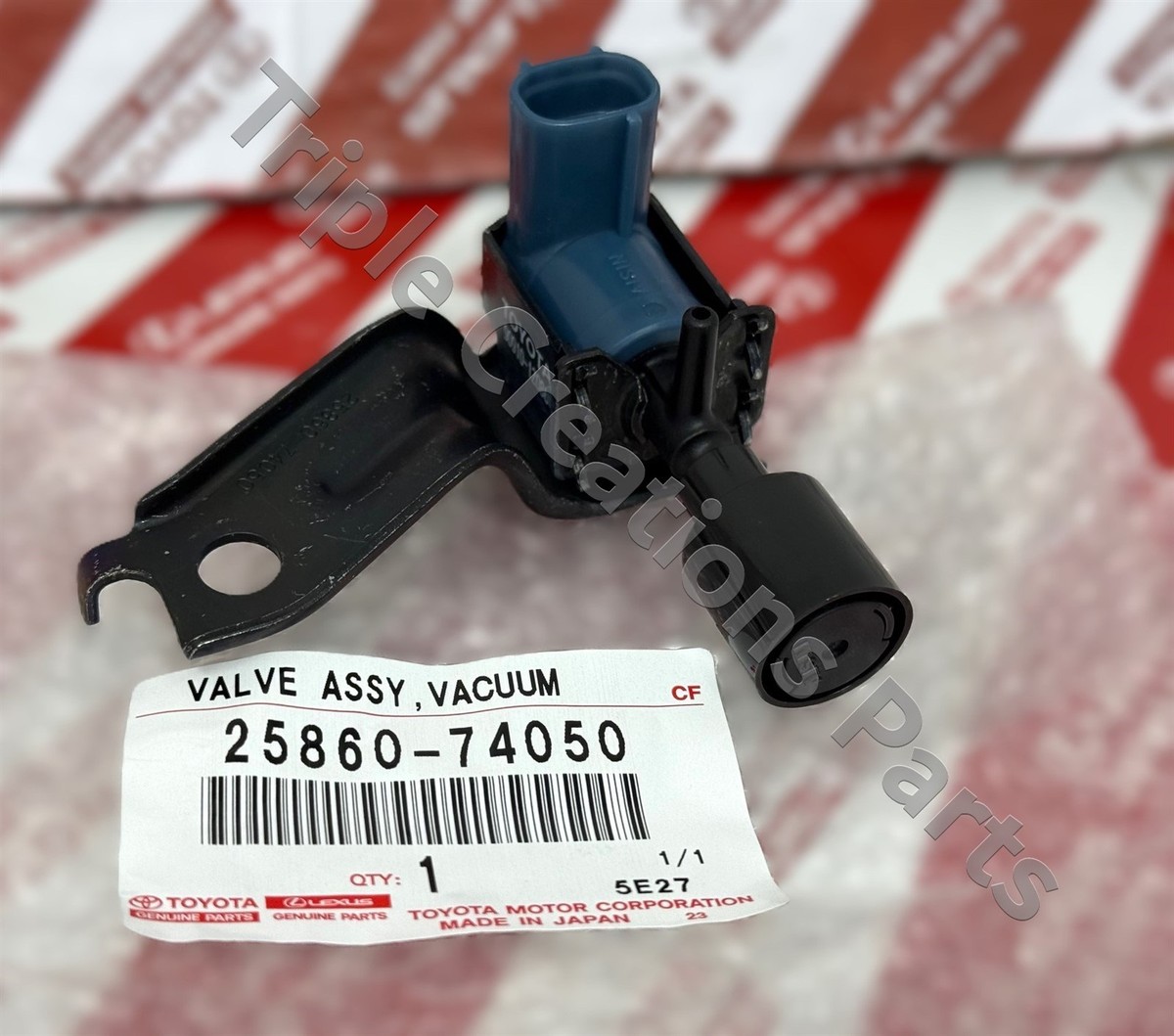 25860-74050 Genuine Toyota Valve Assy Vacuum Switching No.1