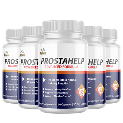 ProstaHelp- Prostate & Urinary Support- 5 Bottles- 300 Capsules