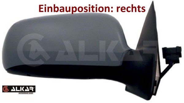 Alkar 6140522 AußEnspiegel Rechts Spiegel AußEn FüR Skoda-image