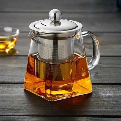 Clear Glass Teapot with Removable Infuser, photo 2