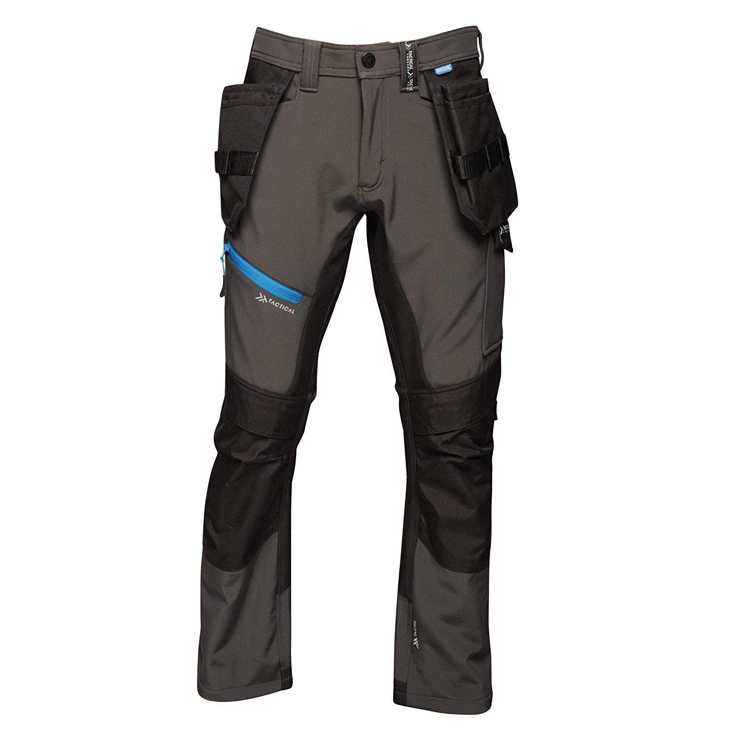 Regatta TRJ368R38611 Strategic Soft-shell Trouser, Size 38"" Regular, Ash