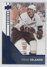 2016-17 Upper Deck Overtime Legends Blue Foil Teemu Selanne #42 HOF x6g