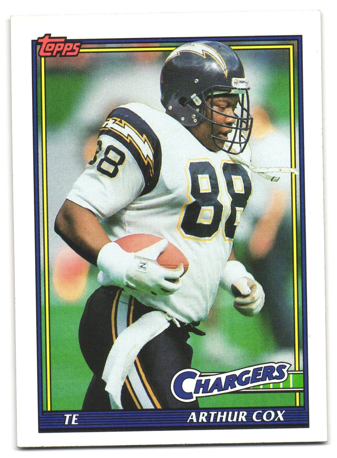 1991 Topps  Arthur Cox #433   Chargers [READ DESC: ¢ to ship]
