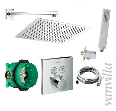 Vanvilla Duschset Mit Hansgrohe Armatur – Unterputz, Regendusche & Handbrause