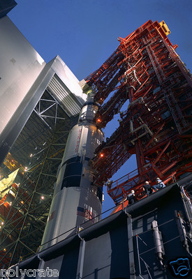 NASA Photo - Apollo 12 Moon Rocket Saturn V Before Takeoff