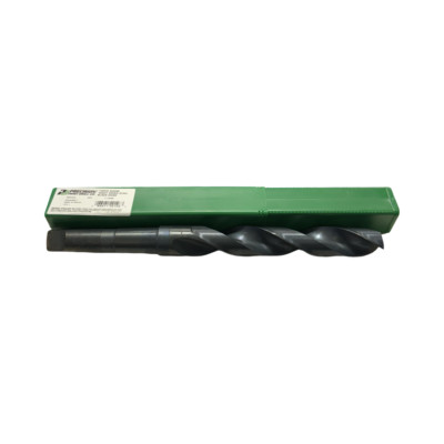 Precision Twist Drill 1-13/32'' HSS Taper Shank Drill 4MT Black Oxide 118 Deg