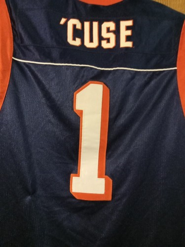 Vintage Syracuse Orangemen #1 Sewn Nike Basketball Jersey Men's Medium EUC - Picture 4 of 4