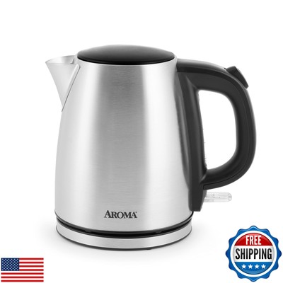Aroma Housewares 1.0L / 4-cup Stainless Steel Electric Kettle (AWK-267SB)