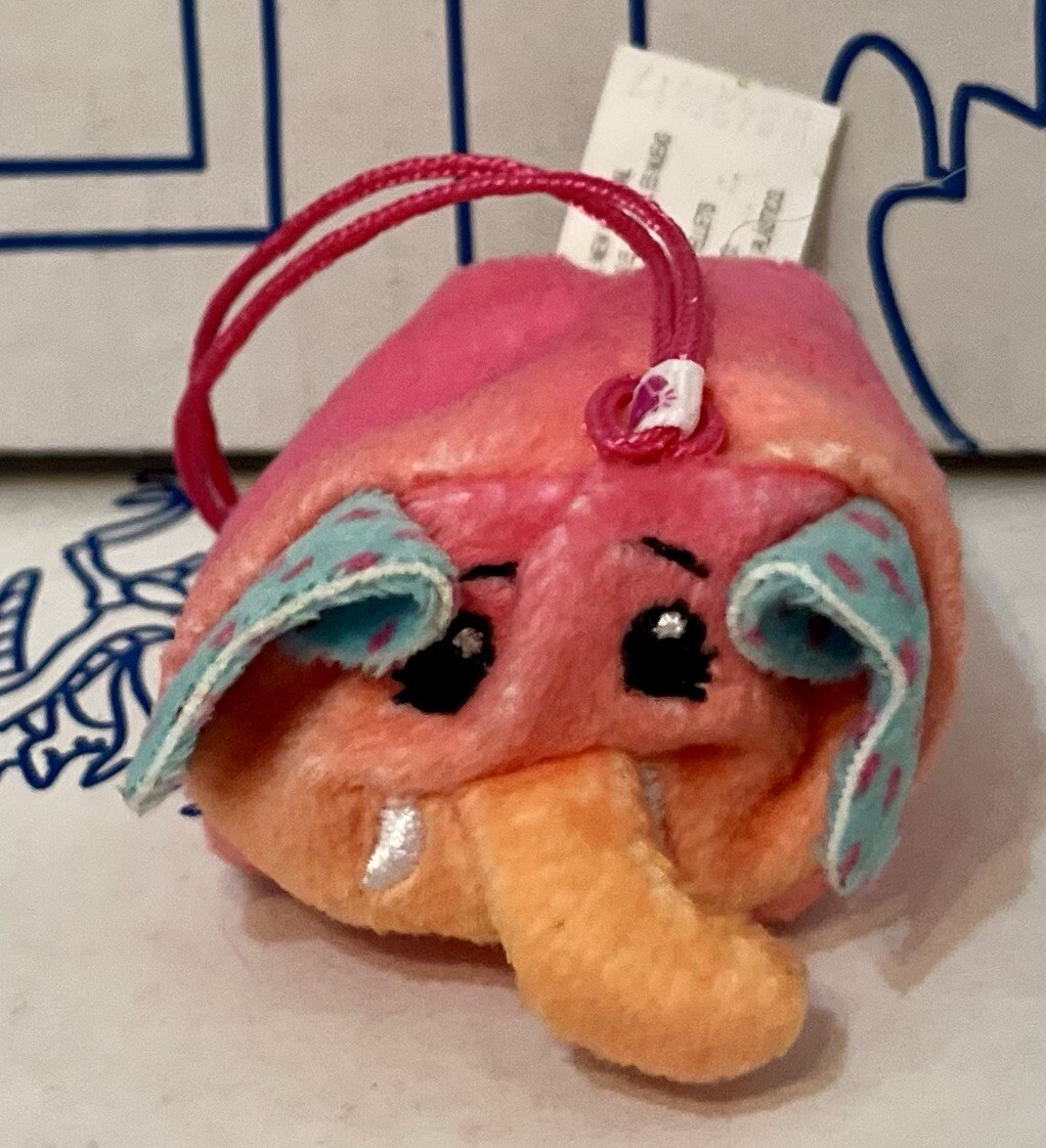 New MOOSE PIKMI POPS Season 2 Snaffle The Elephant Plush Raspberry