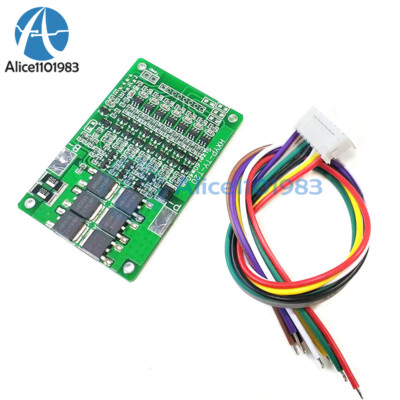 7S 15A 29.4V 18650 BMS Li-ion Battery Charging Balance Protection Board