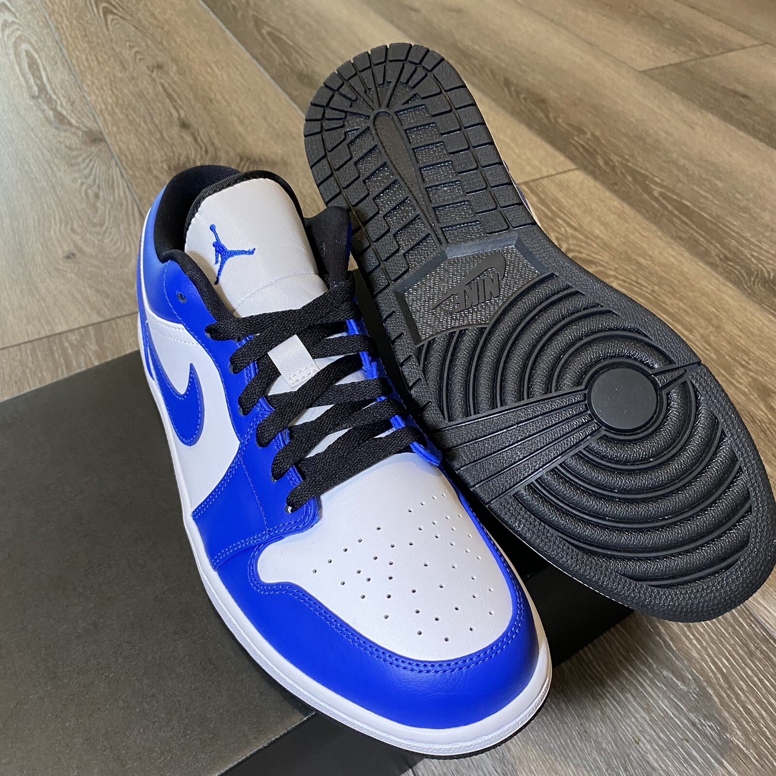 Size 12 - Jordan 1 Low Game Royal Deadstock 553558-124 194276397725 | eBay