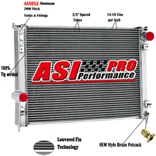 4 ROW Radiator For 08-19 Dodge Challenger Charger CHRYSLER 300 2.7L-6.4L