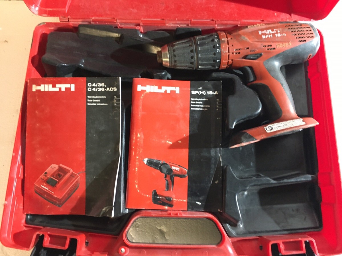 Sf 6h A22 Hilti Sfh 22 A Hammer Drill Driver Hilti SFH 18-A 18-Volt