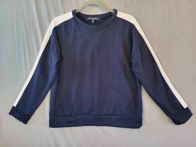 One Clothing Women's Size Medium Crewneck Sweatshirt Navy