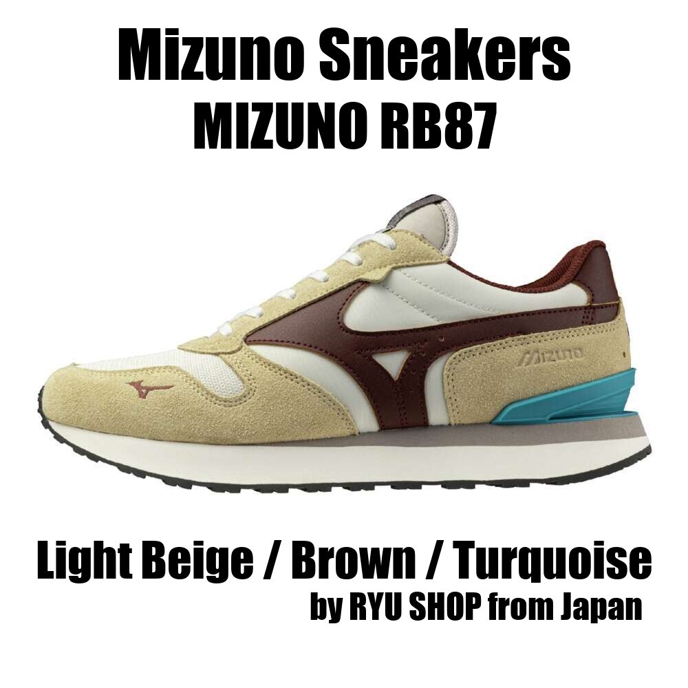 Mizuno Sneakers MIZUNO RB87 D1GA235222 Light Beige / Brown / Turquoise