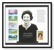 US #4716 Lady Bird Johnson Pane NDC MNH