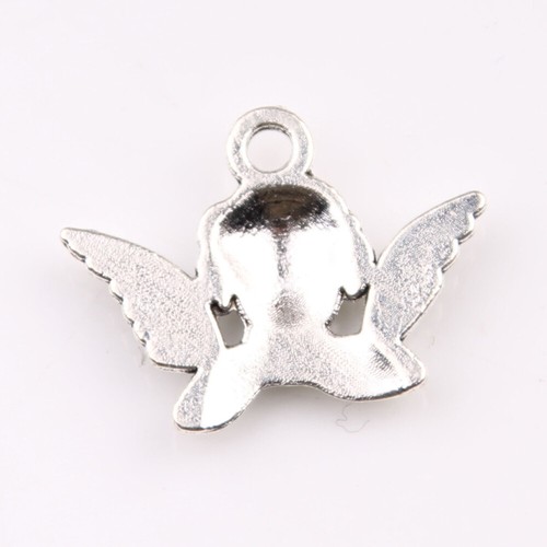 50 PCS Angel Charm Vintage Charms Stainless Steel Charm Bracelet Necklace Charms - Picture 2 of 11